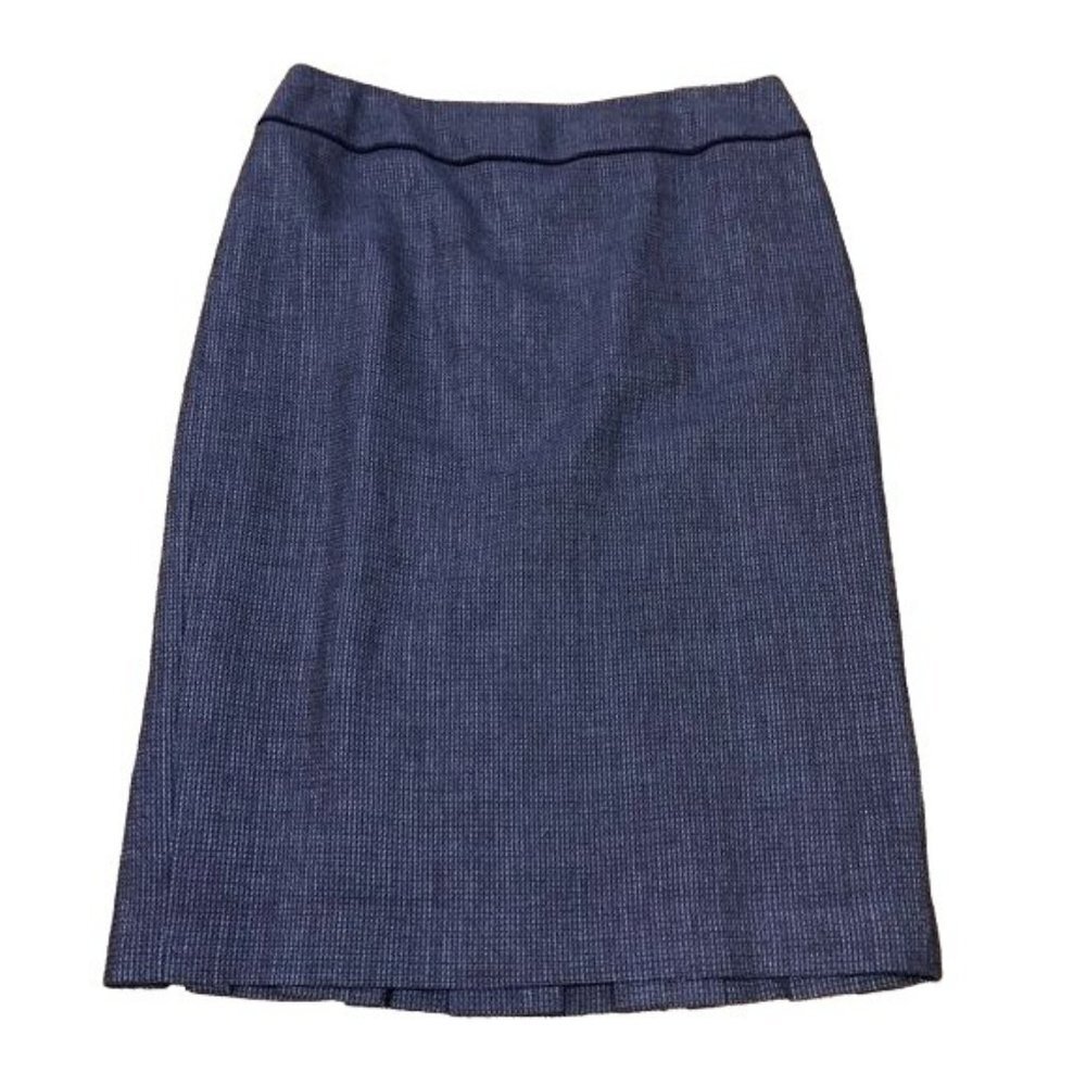 Carlisle Wool Skirt Purple with Back Pleats Size 8